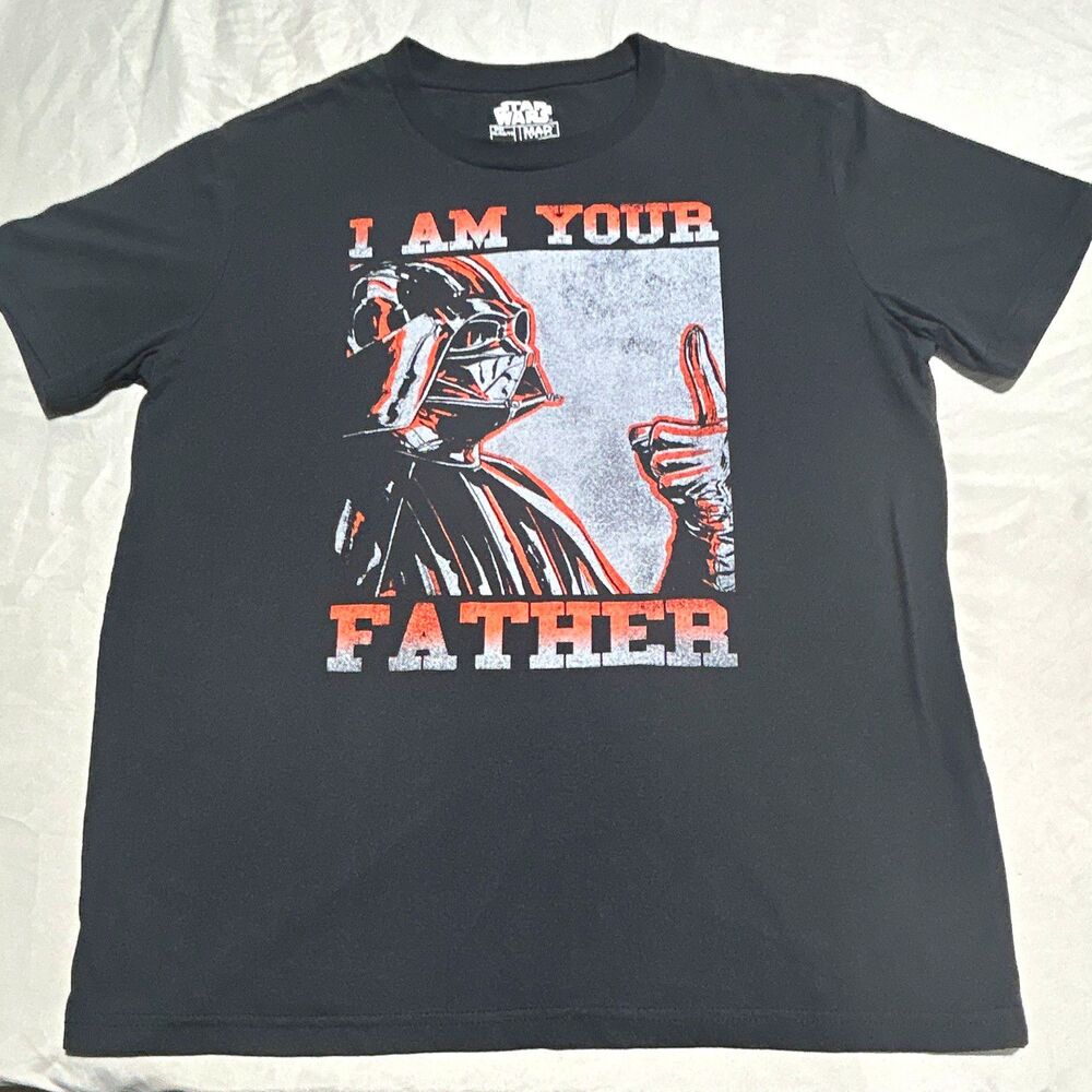 Star Wars Darth Vader I Am Your Father T-Shirt Black Mens Size Extra Large XL